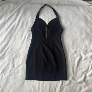 Superdown Greta Zip Up Dress - Size M, Black